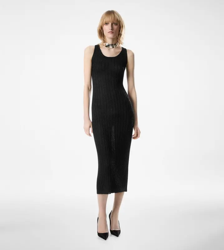 ANKLE LENGTH VEST DRESS WITH TOM FORD METAL PLAQUE online